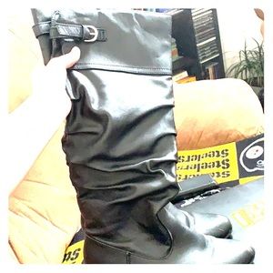Knee High Leather Boots